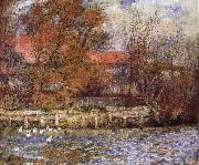 Pierre Renoir The Duck Pond Sweden oil painting artist